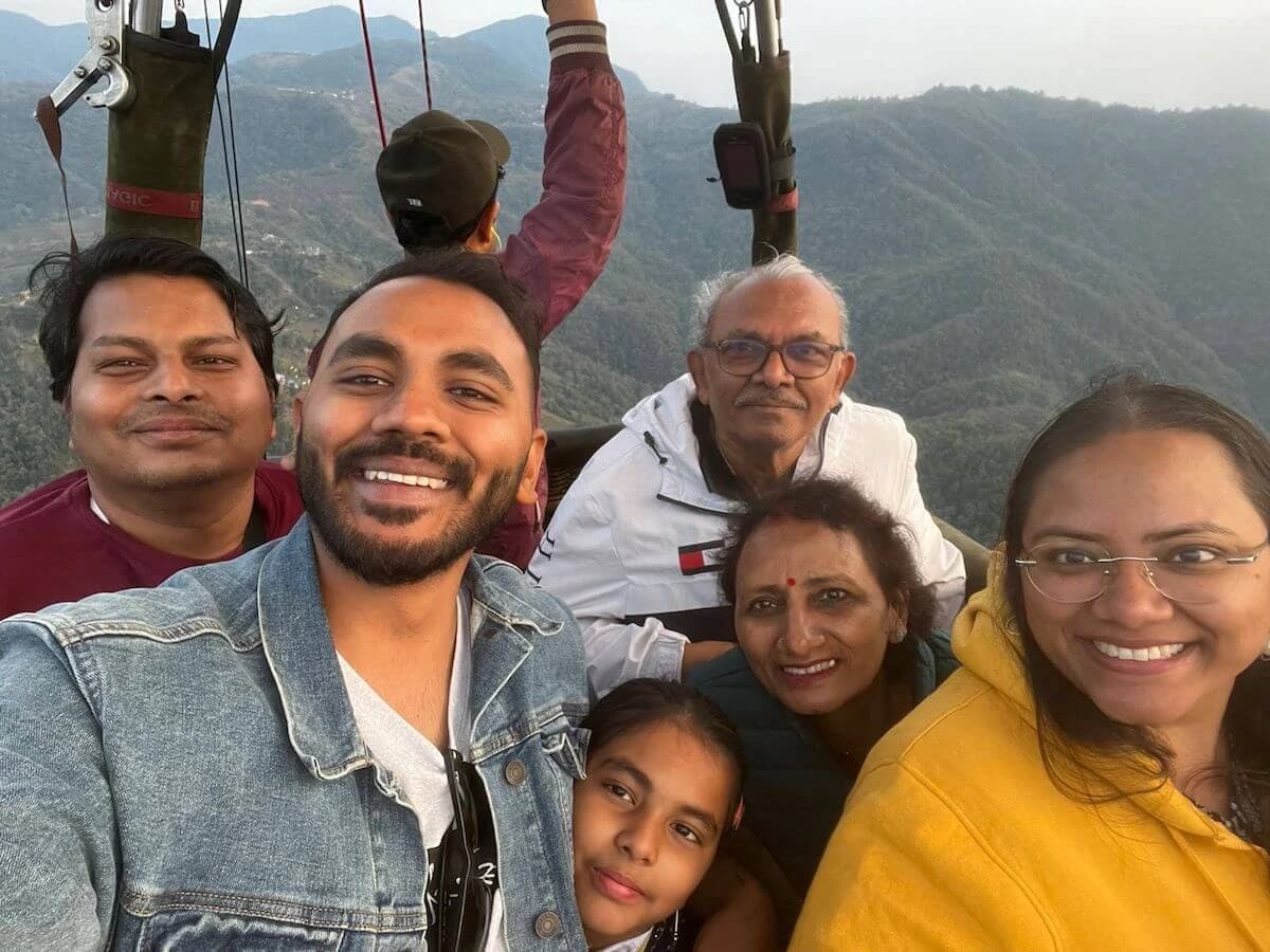 Hot Air Balloon in Nepal