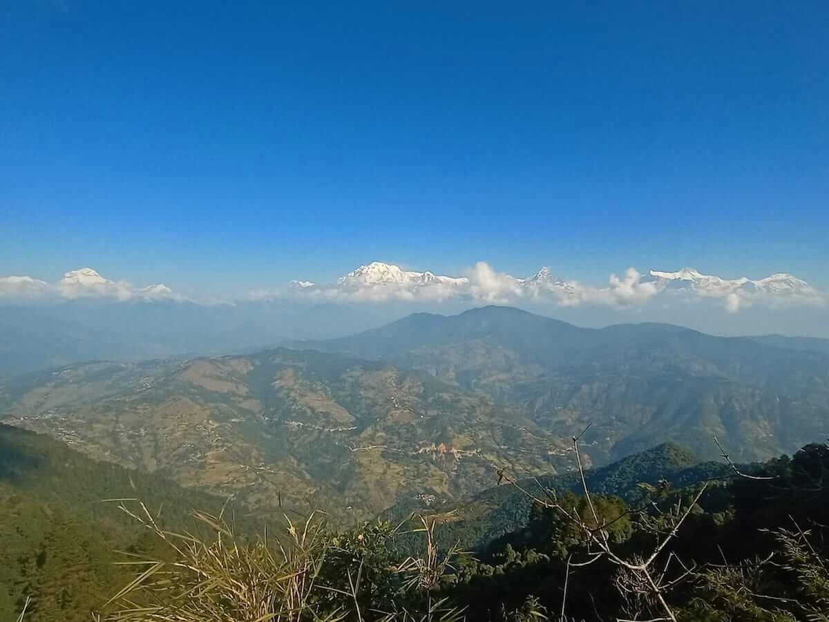 Mountain View from Sirubari Trek