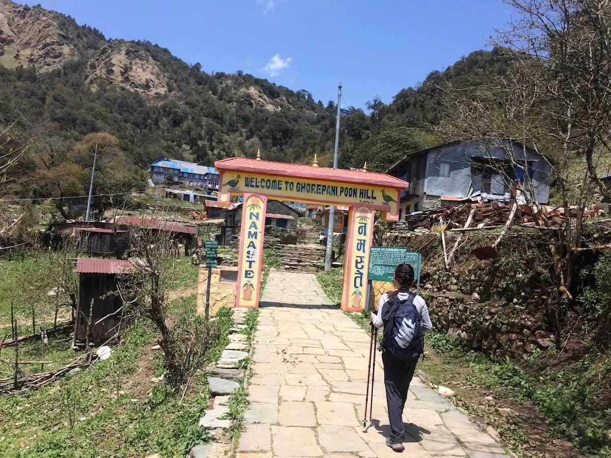 Trekking to Ghorepani