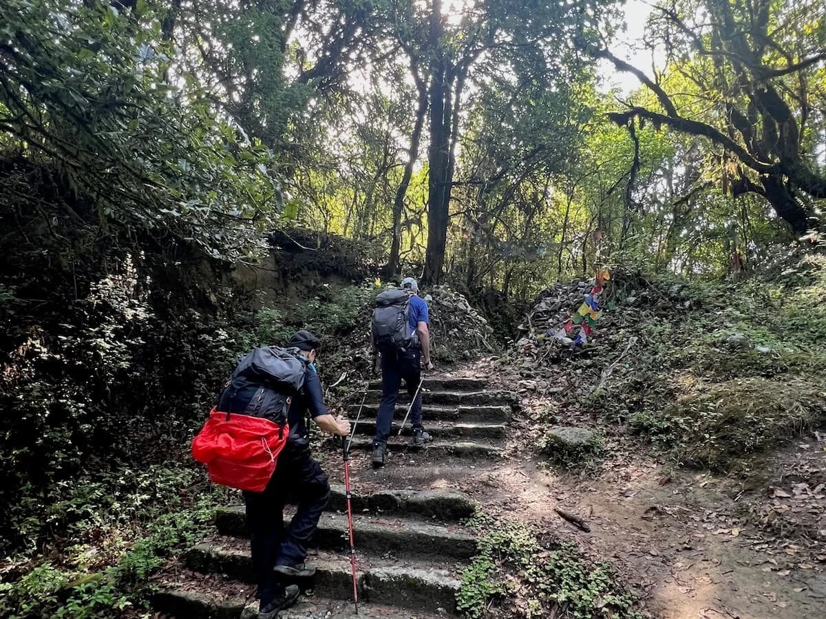 Trekking to Sundarijal