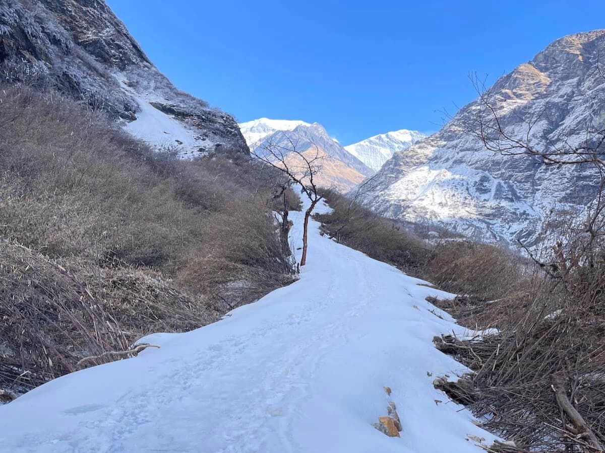 Trekking to Annapurna Base Camp