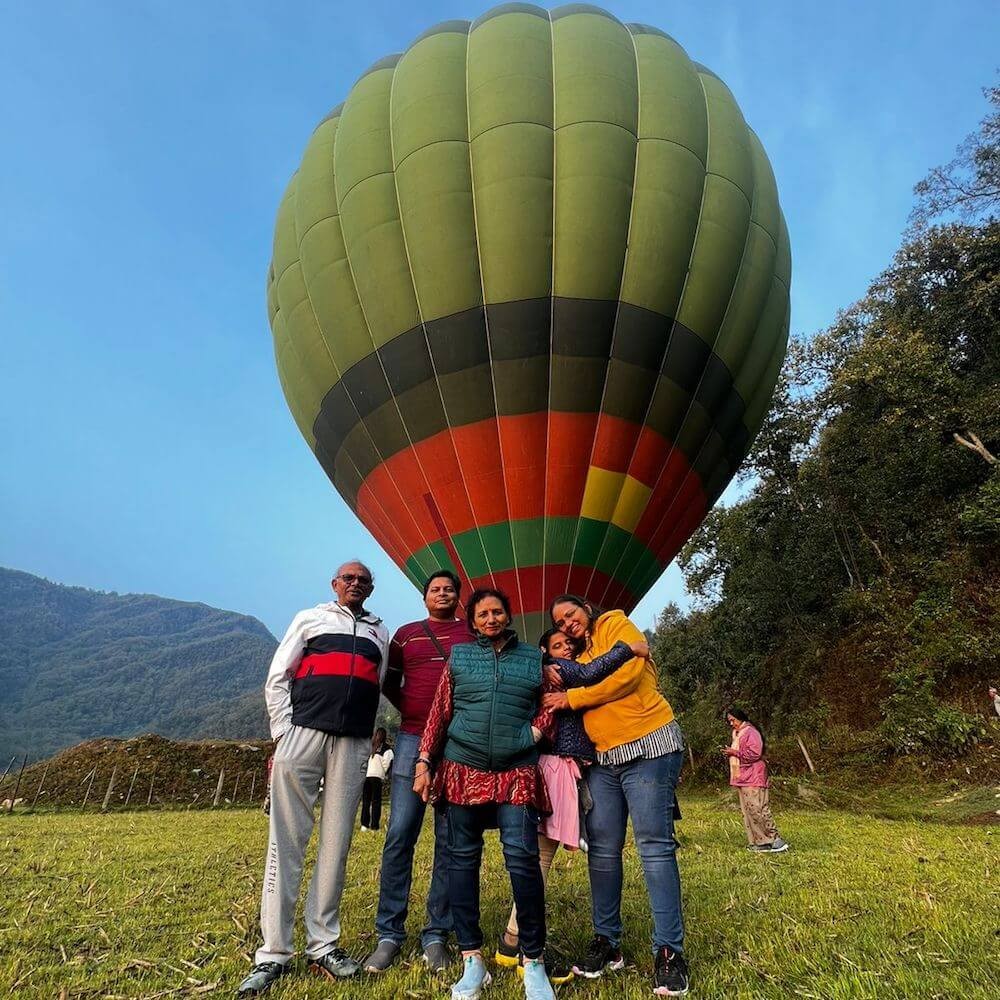 Hot Air Ballon in Nepal